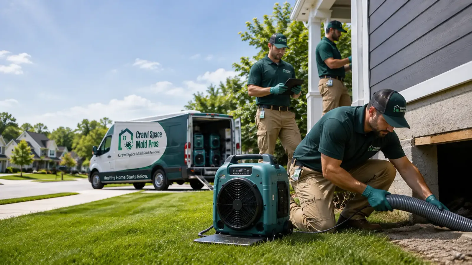 Crawl Space Mold Removal in Millersburg, IA